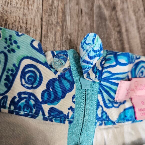 Lilly Pulitzer Jarvey Skort Tennis Pickleball Skirt Blue Starfish Size XS Size 0 - Picture 9 of 13